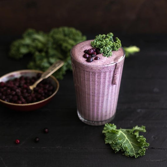 Blaubeer-Smoothie mit Grünkohl