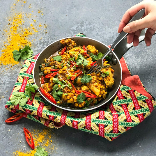 Dhal mit Tofu