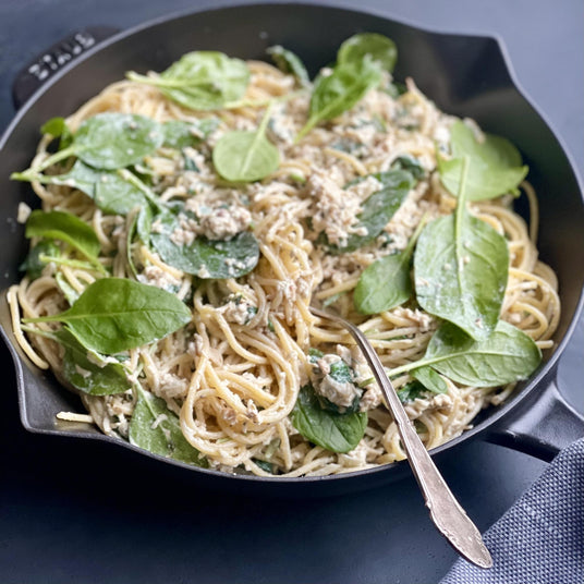 Spaghetti mit Tofu-Sauce