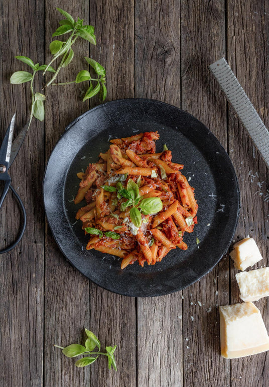 Vollkorn-Penne mit Thunfisch