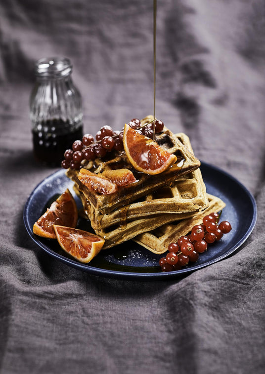 Waffeln mit Buttermilch und Zimt