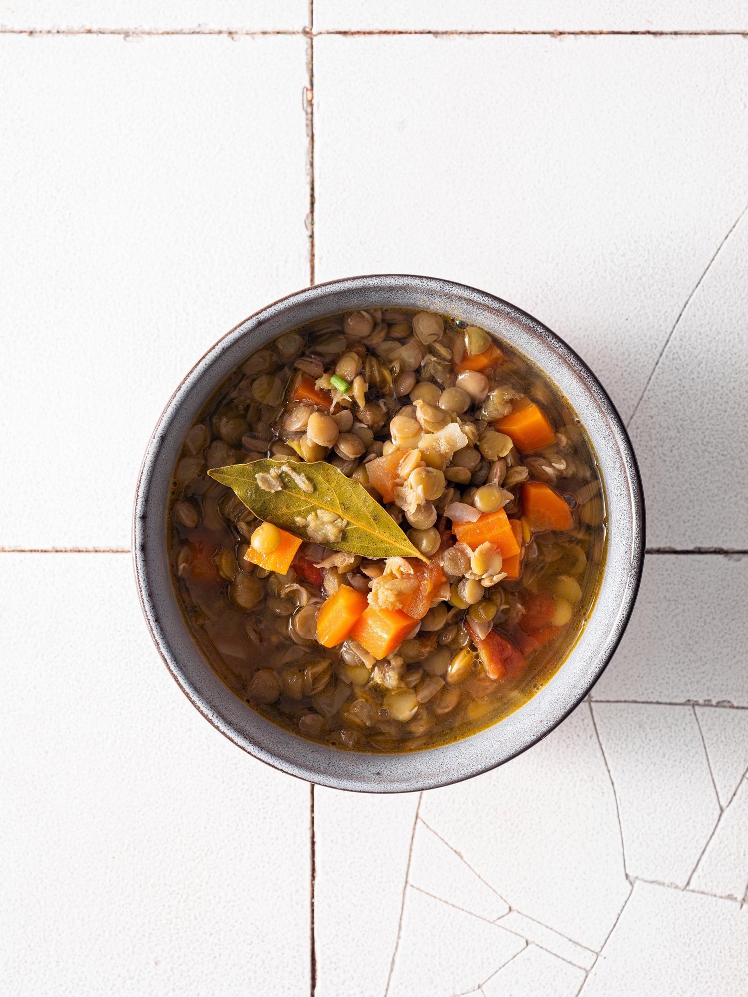 Algerische Linsensuppe mit Möhren
