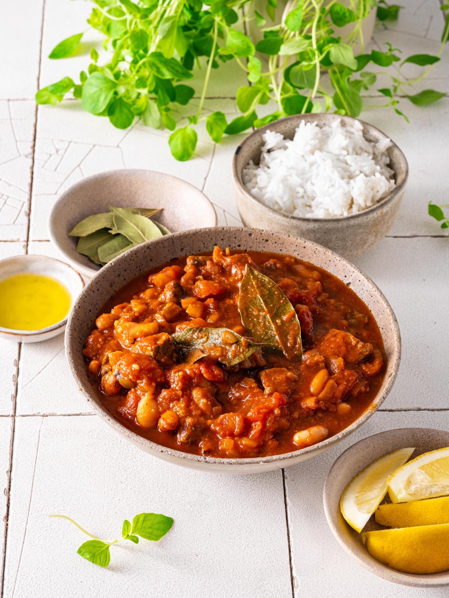 Algerische Bohnen mit Rindfleisch