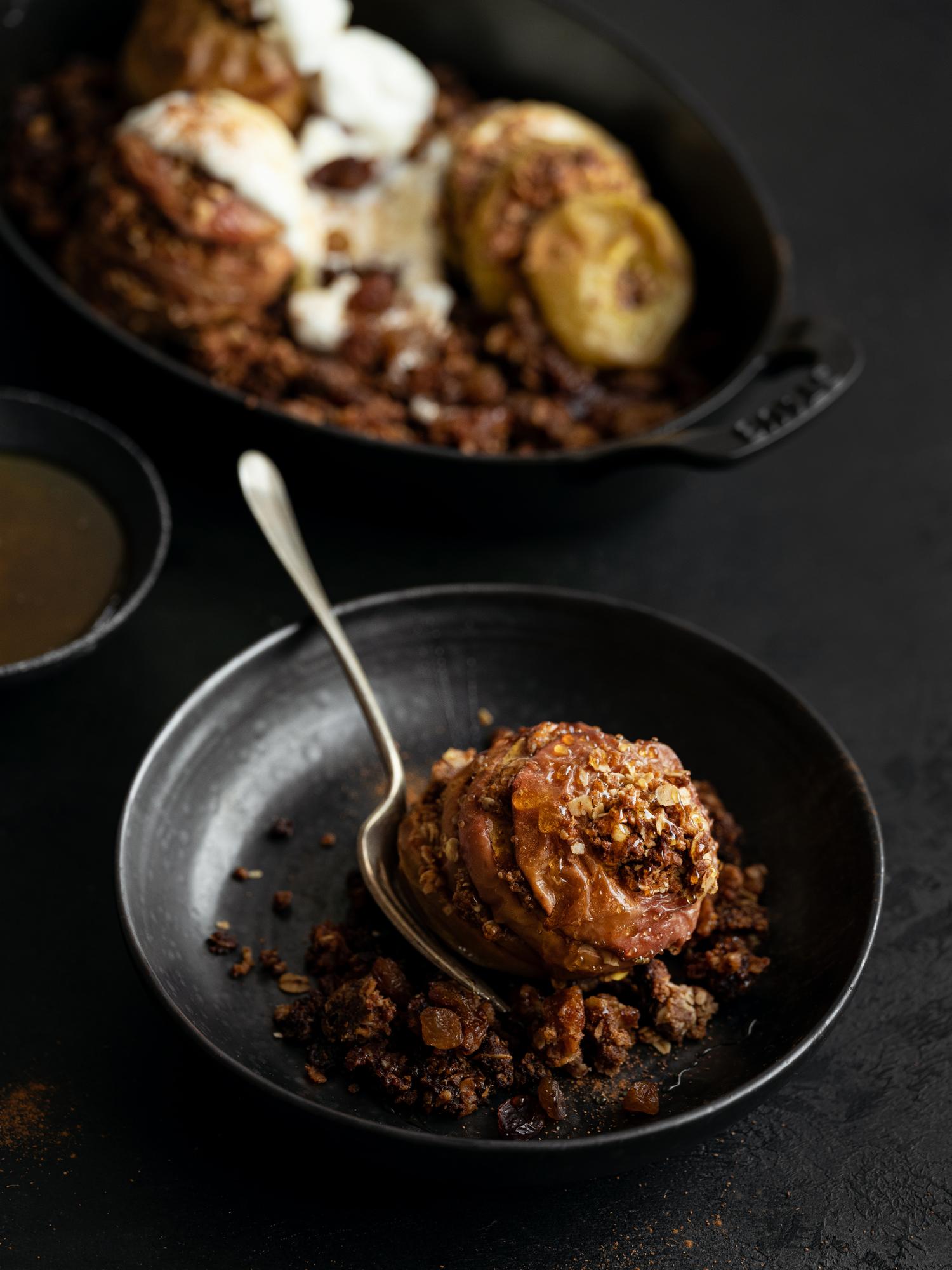 Apfelauflauf mit Streuseln