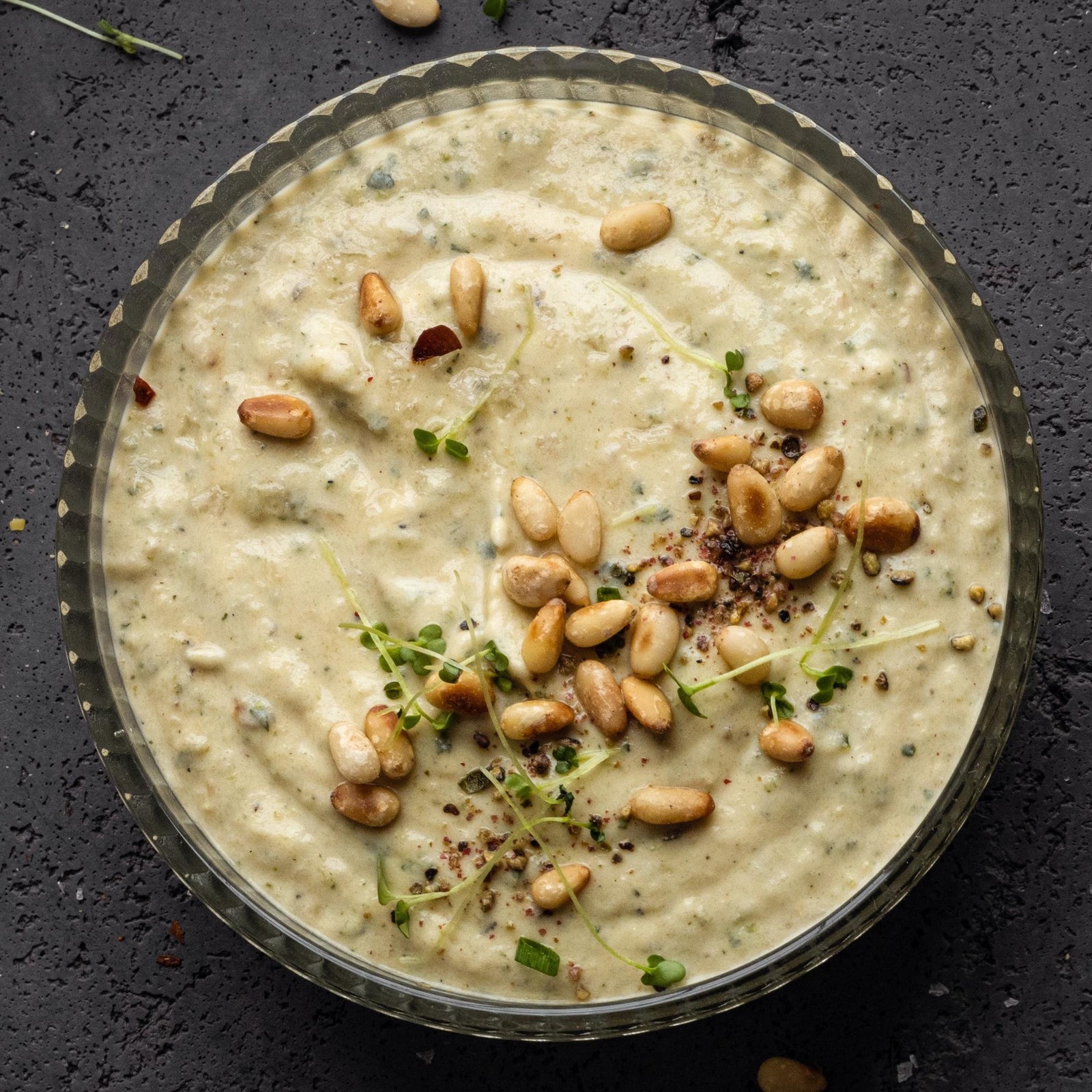 Aufstrich aus gebackener Zucchini