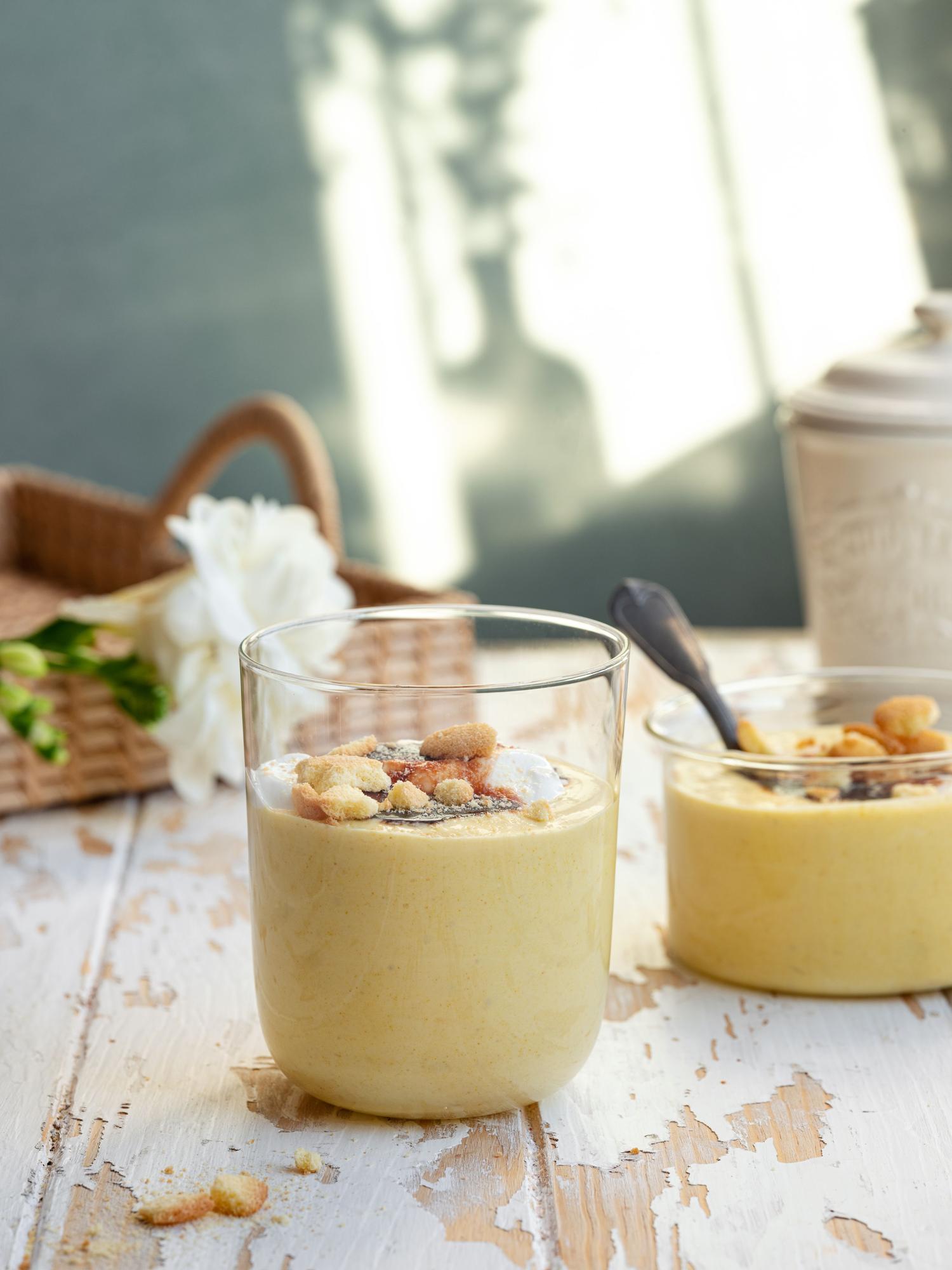 Bananenpudding ohne Eier