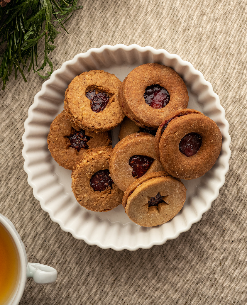 Glutenfreie Linzer Plätzchen