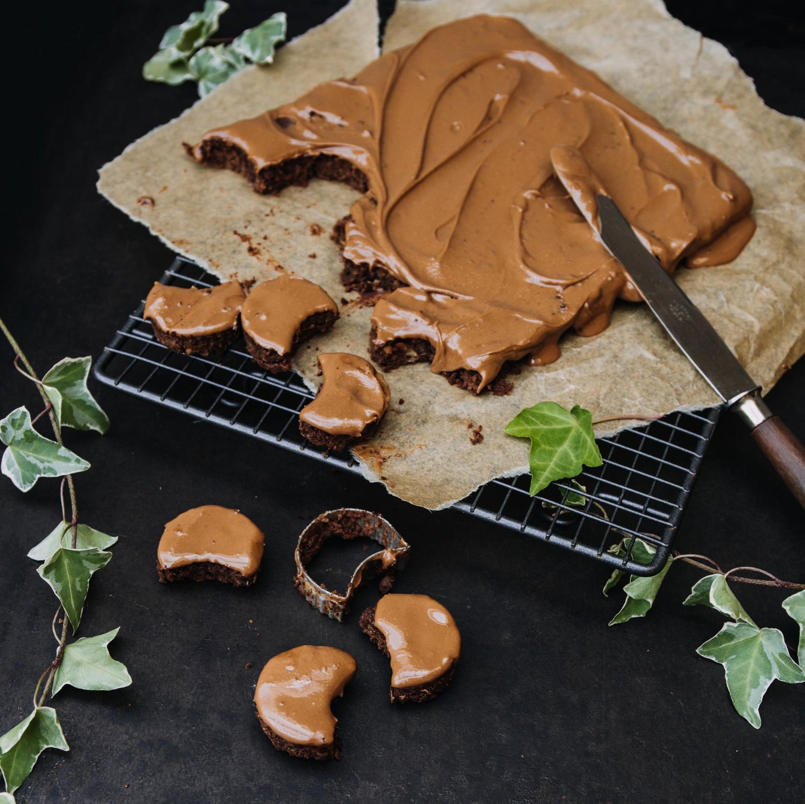Brownies-Mondstücke