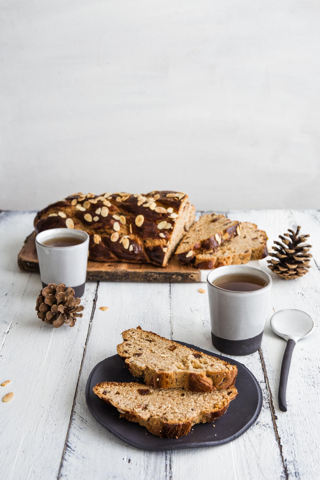 Vollkorn-Weihnachtszopf