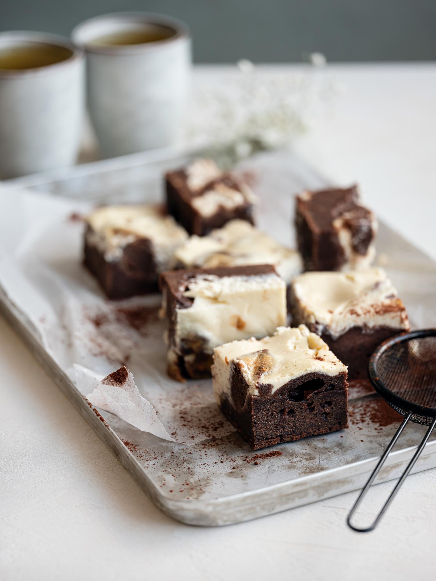 Cheesecake-Brownies