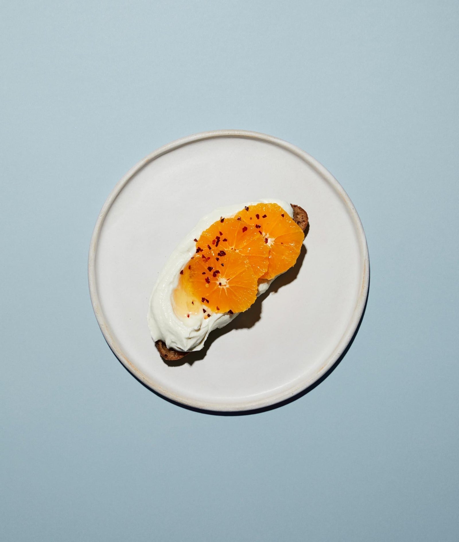 Brot mit Ricotta, Orange und Kardamom