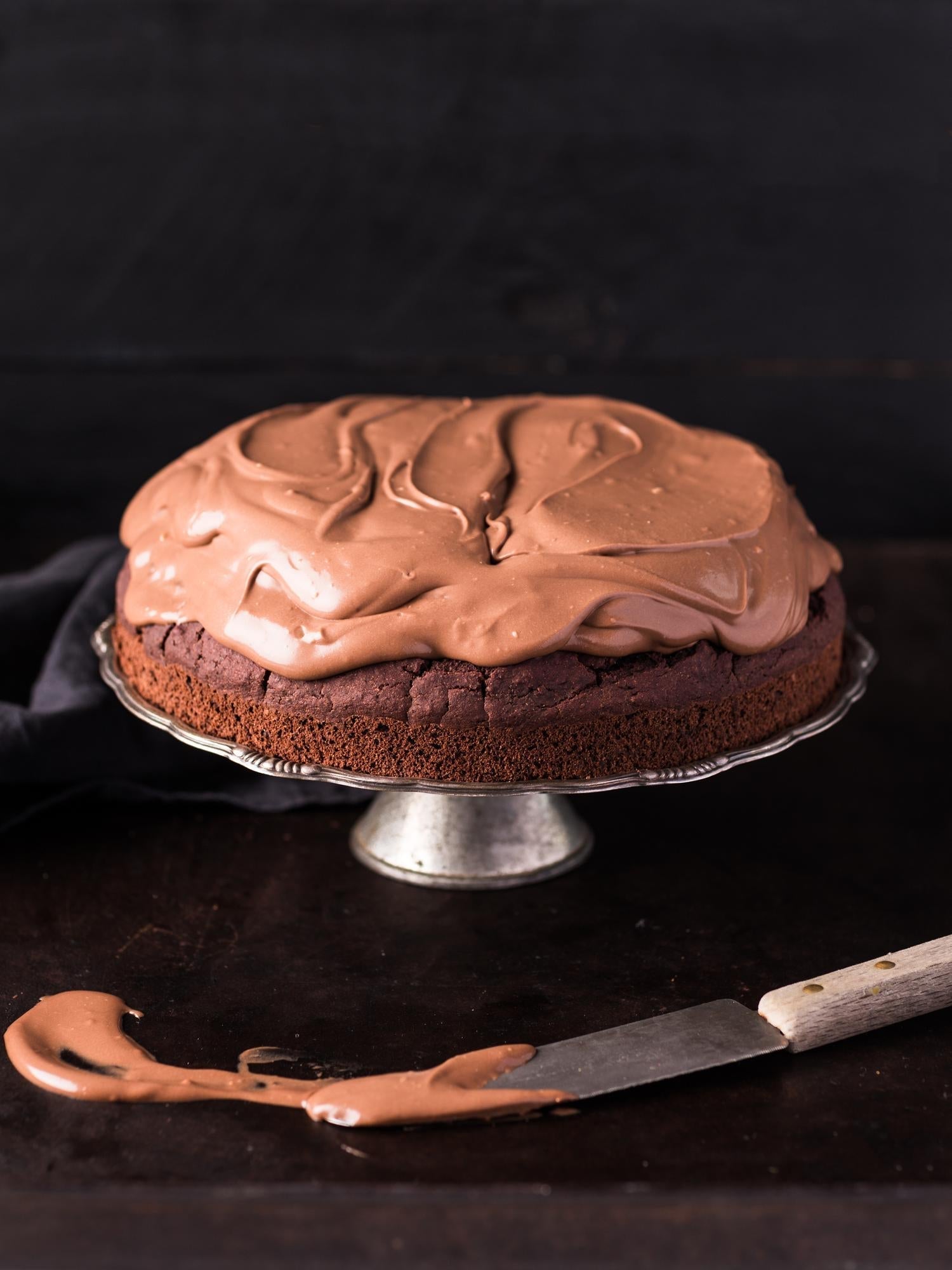 Schokoladenkuchen aus Roter Bete