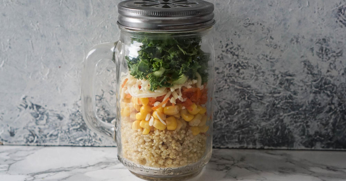 Couscous-Salat im Glas