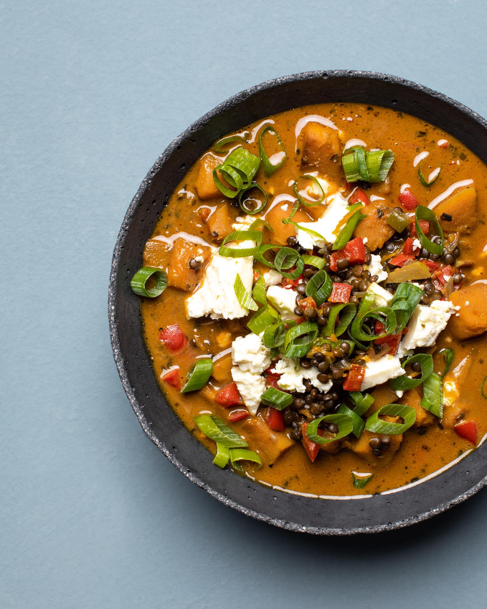 Kürbissuppe mit Kokosmilch