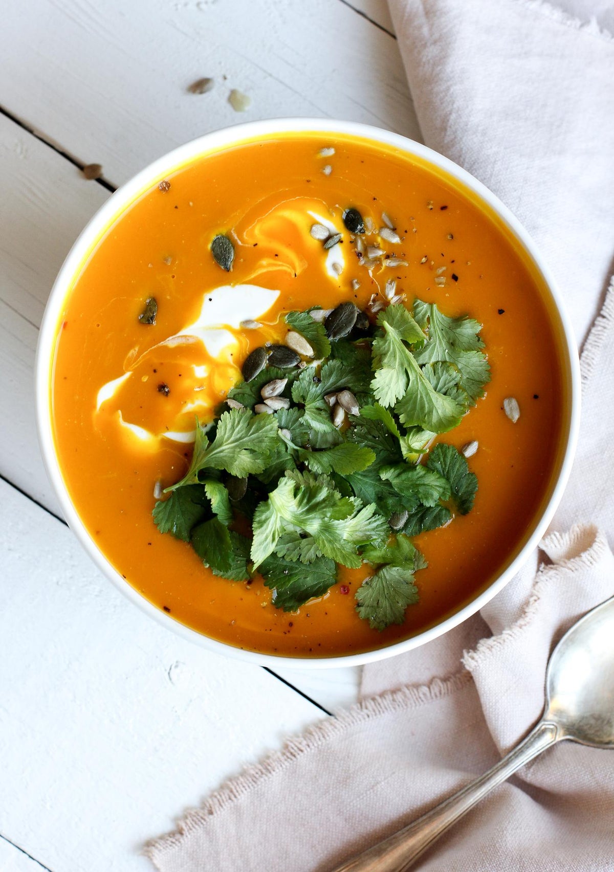 Kürbis-Apfel-Suppe