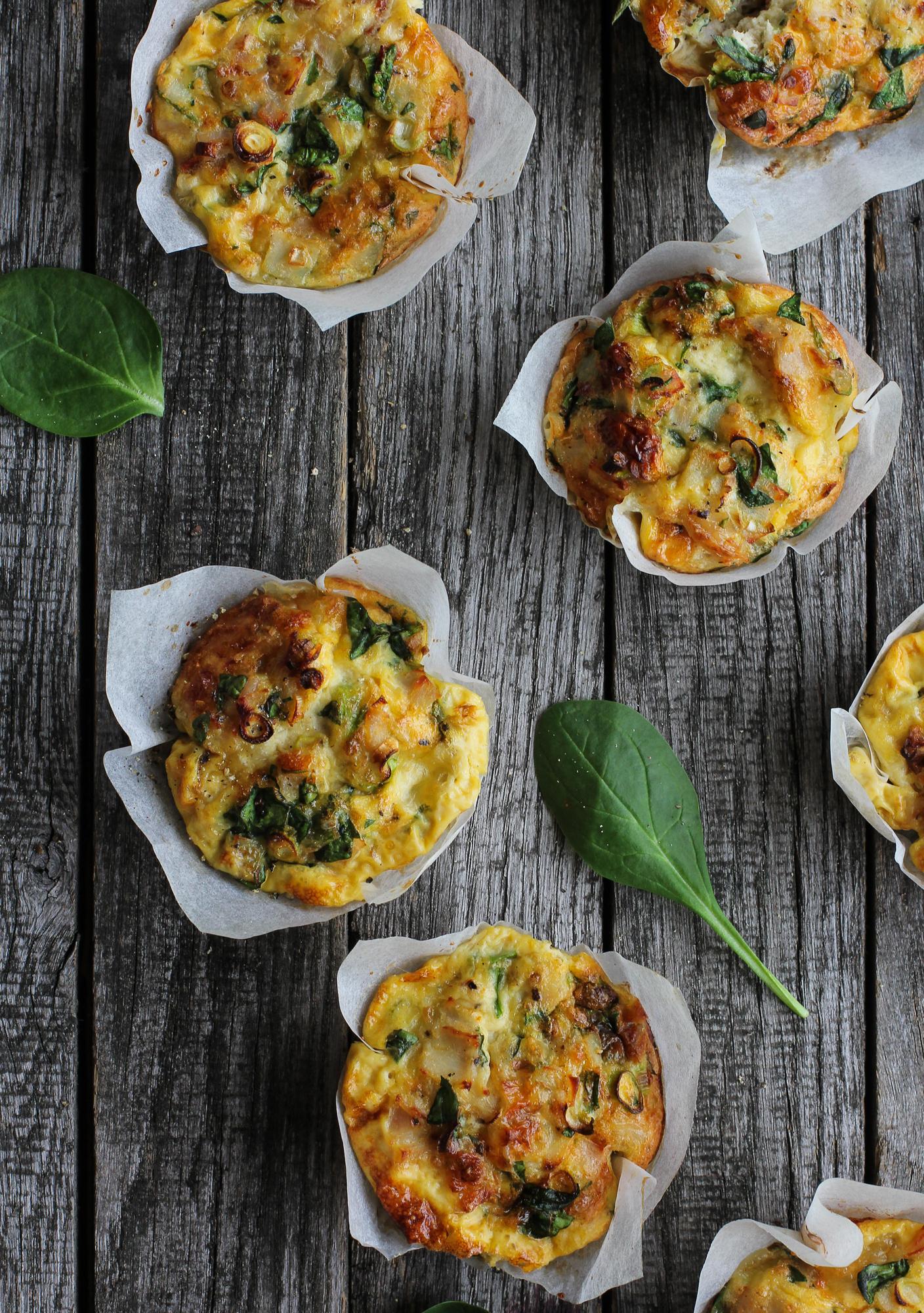 Ei-Muffins mit Mozzarella
