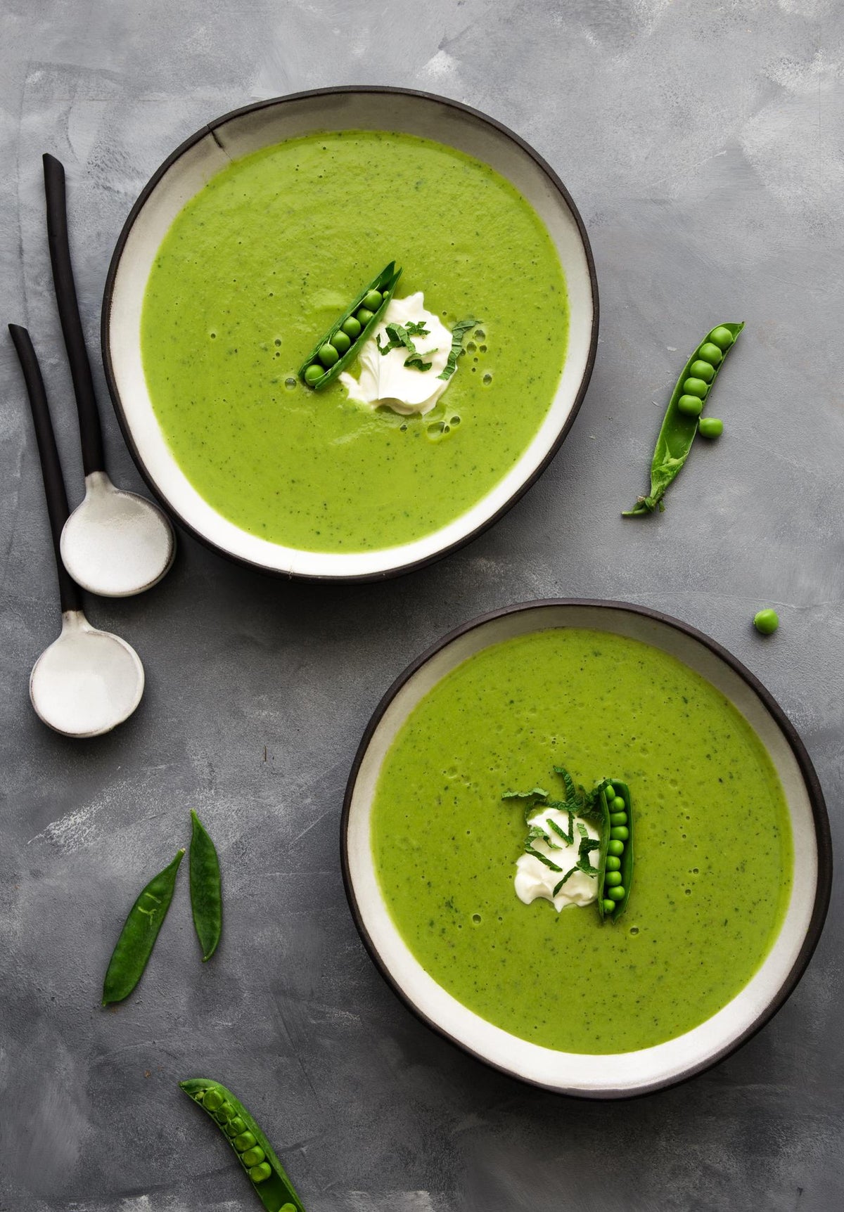 Erbsencremesuppe