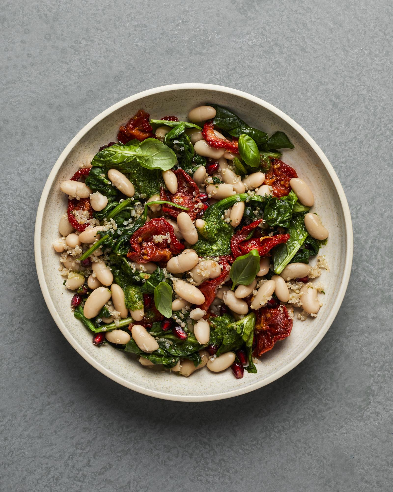 Bohnensalat mit Quinoa
