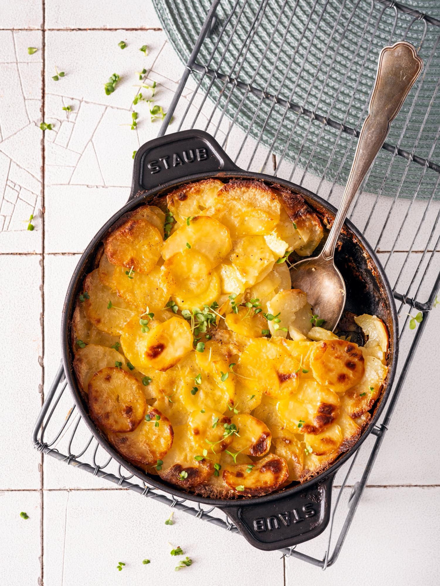 Französische Gratinkartoffeln (Gratin Dauphinois)