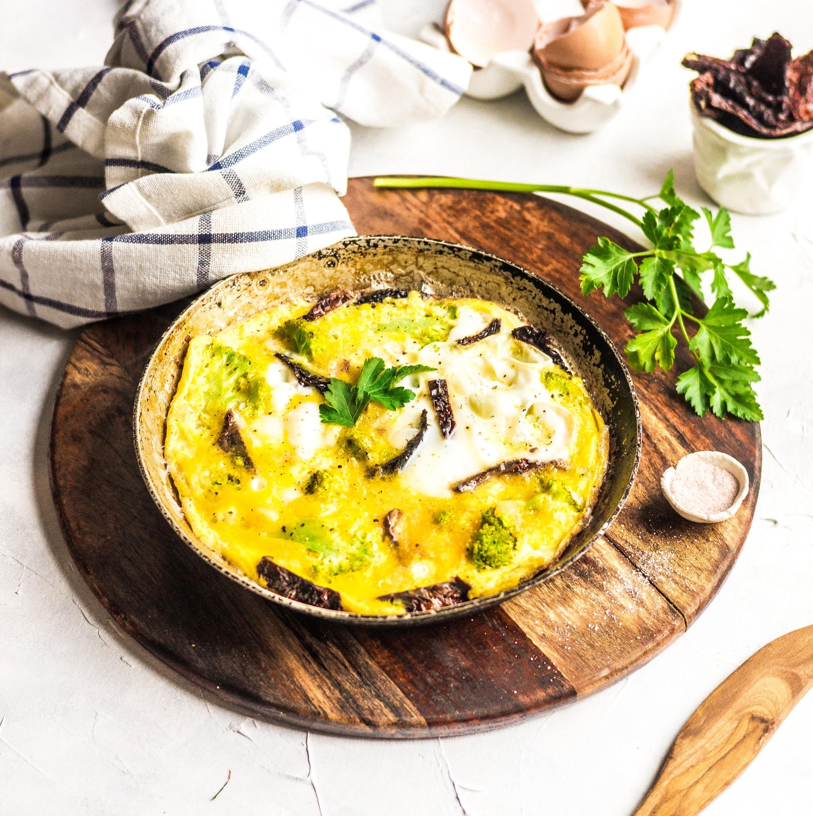 Frittata mit Brokkoli