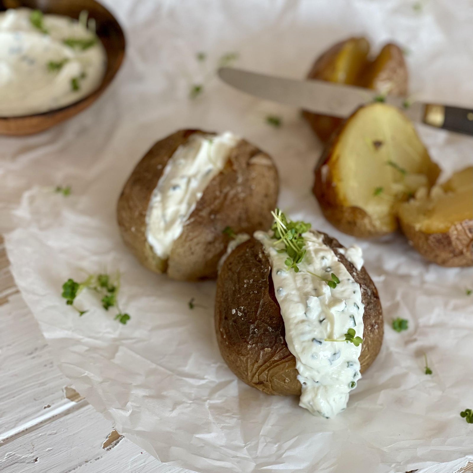 Gefüllte Kartoffeln