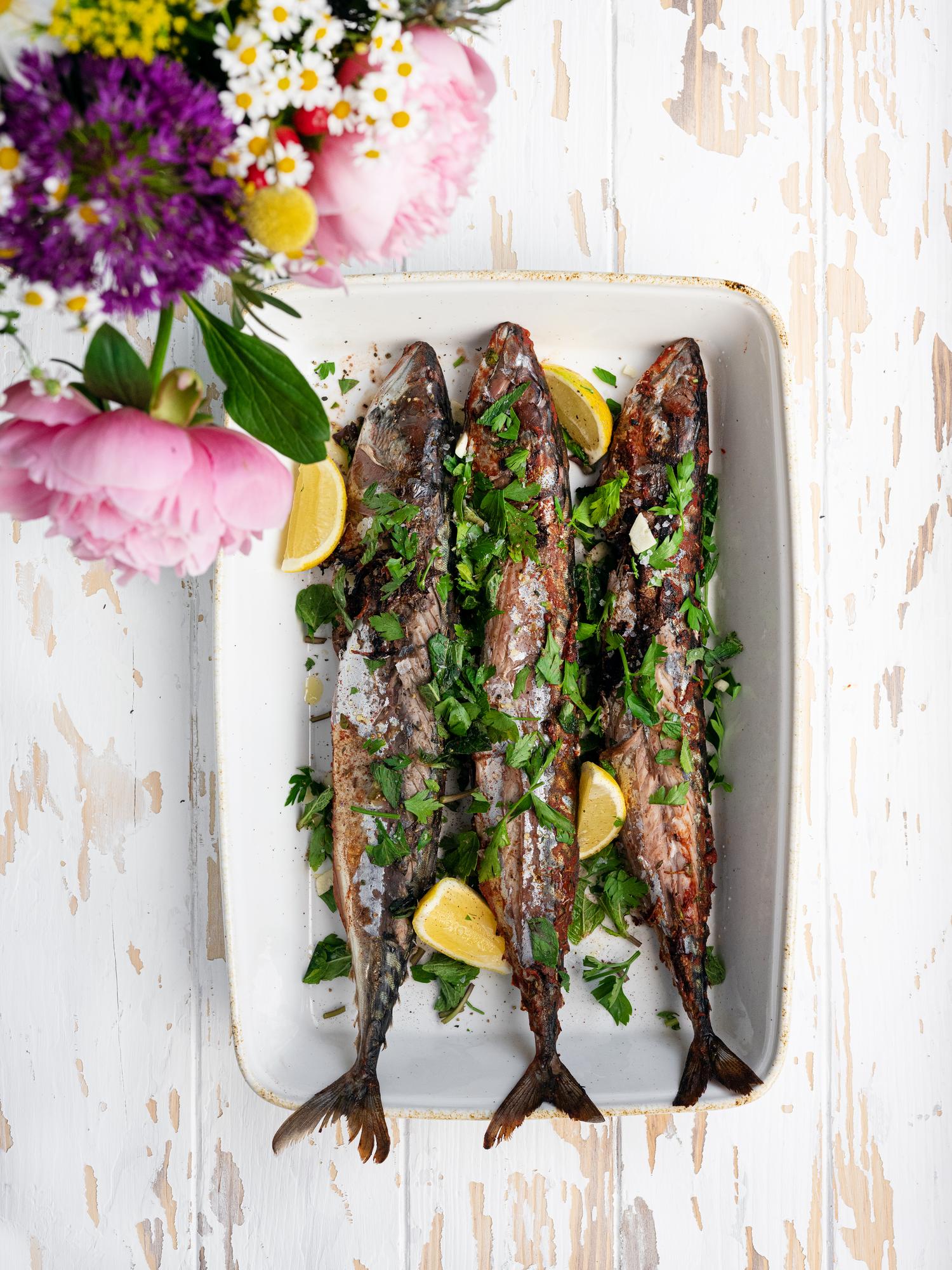 Gegrillte Makrele