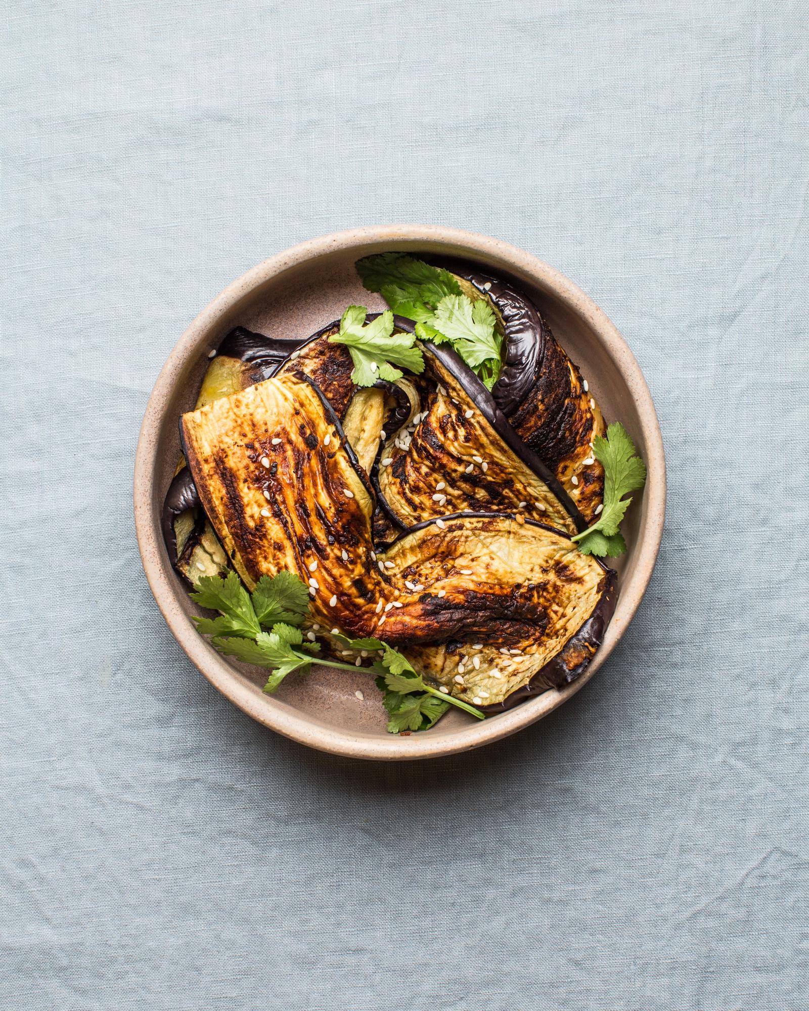 Gegrillte Aubergine