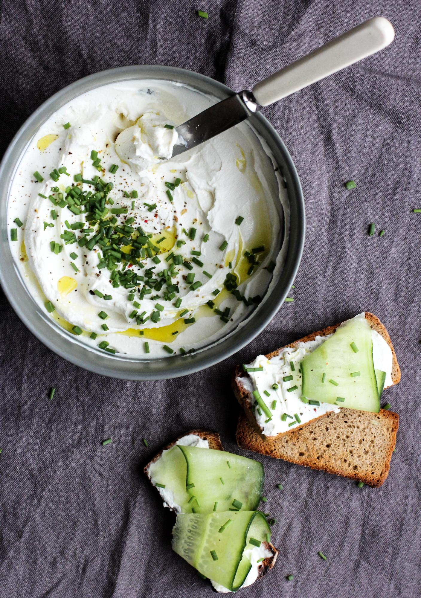 Hausgemachter Frischkäse