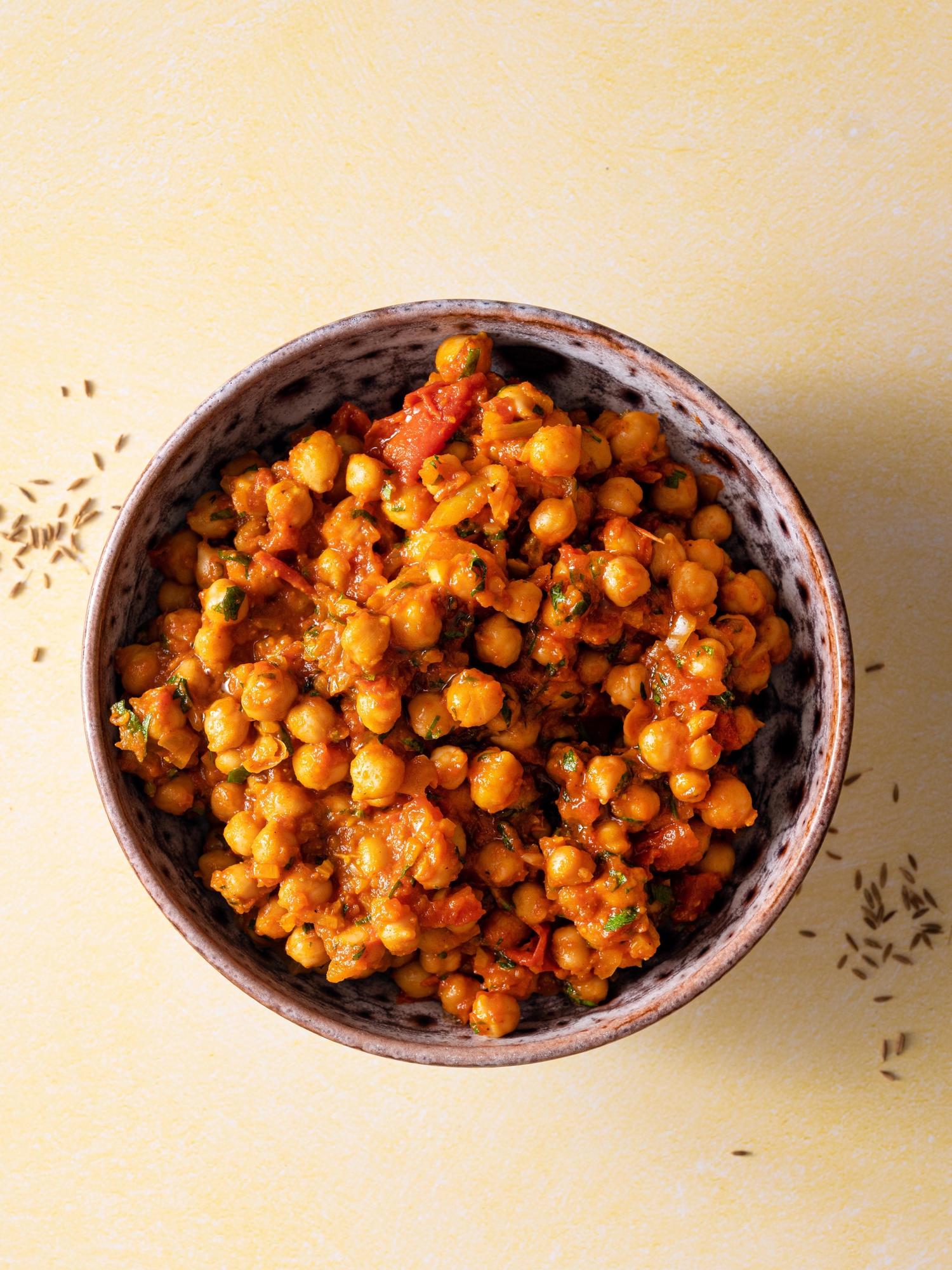 Indisches Kichererbsen-Chana-Masala
