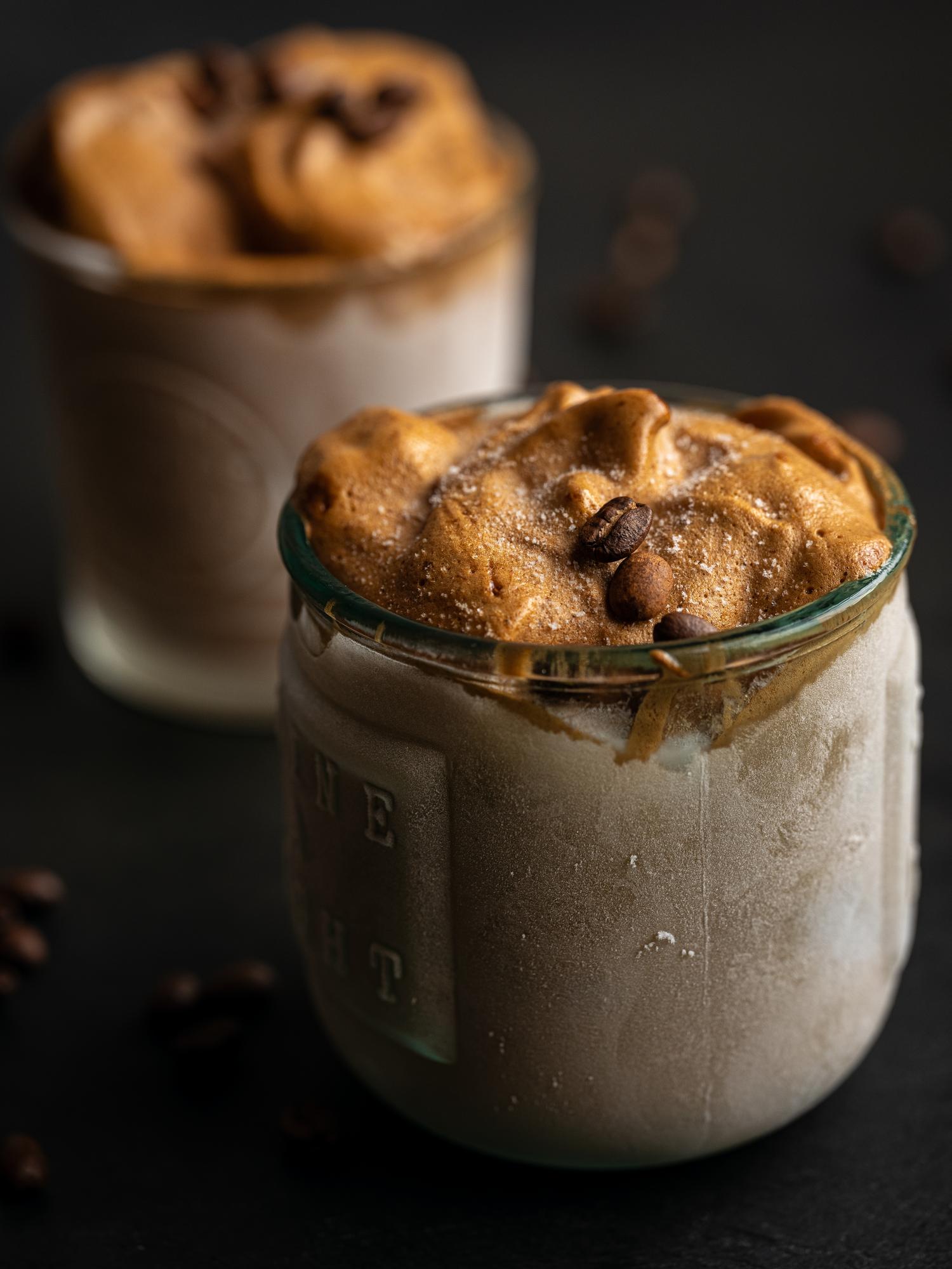 Kaffee-Eis „Nice Cream“
