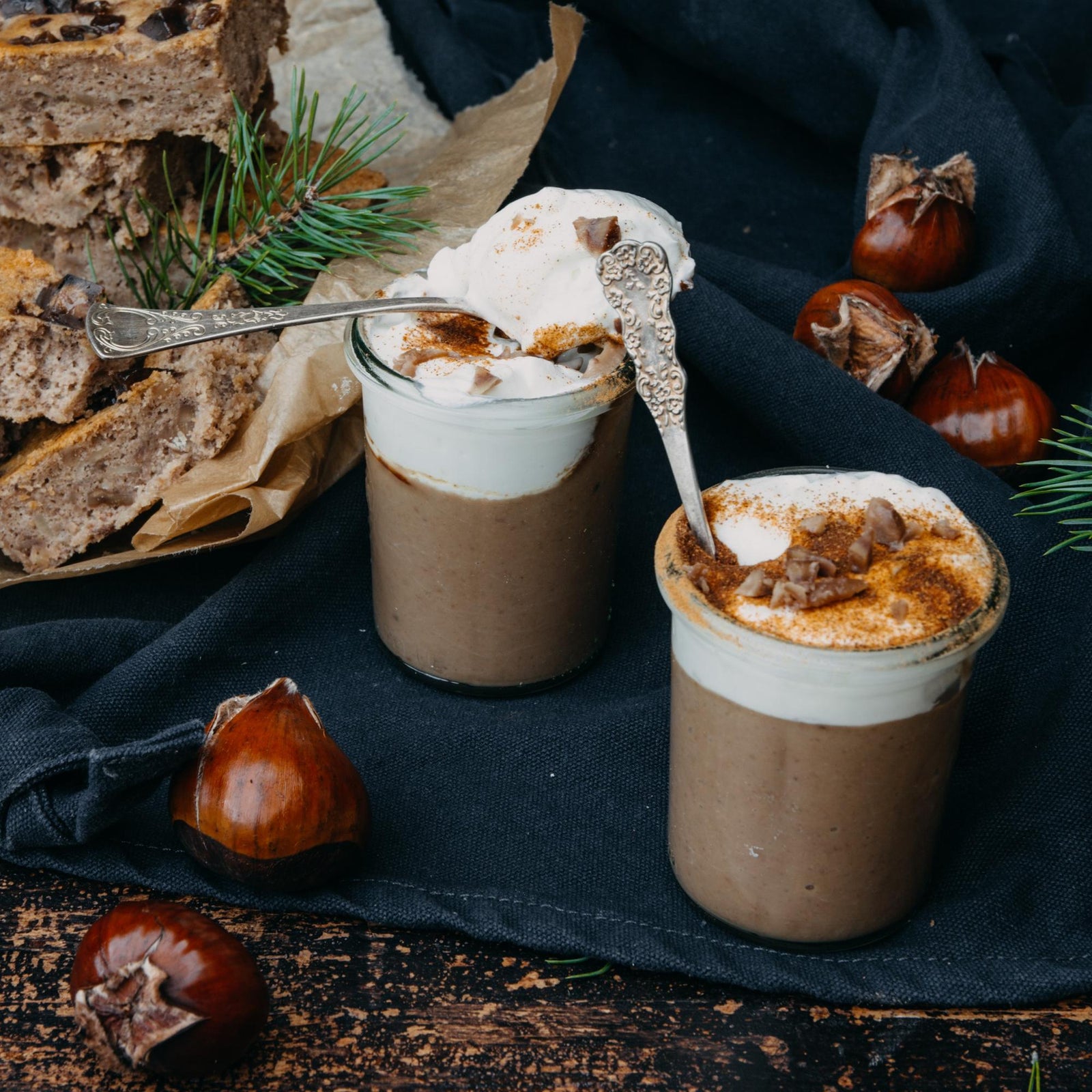 Kastanienpudding