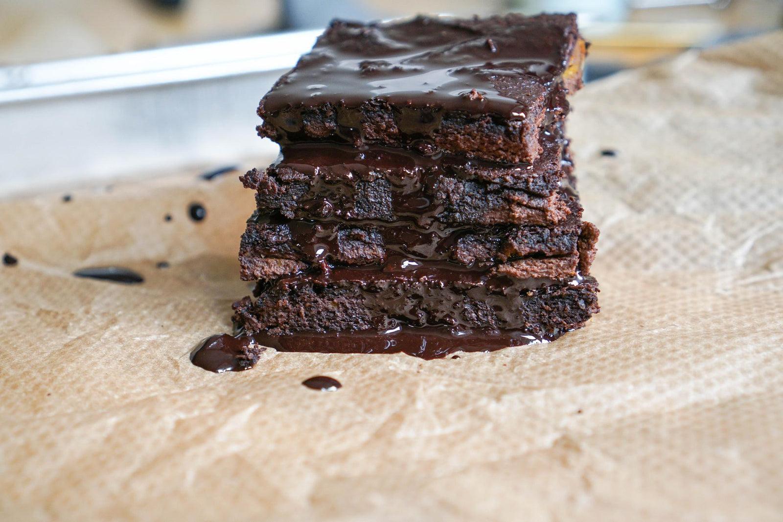 Kürbis-Brownies