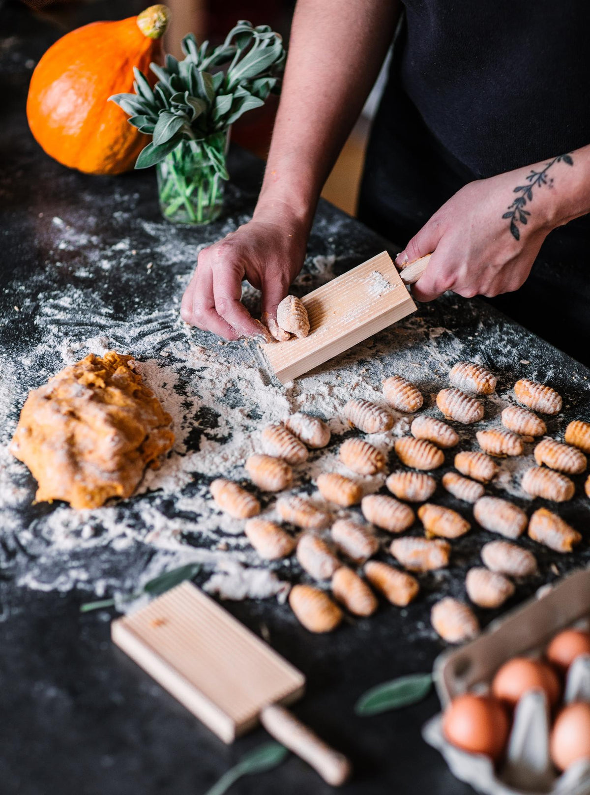 Kürbis-Gnocchi