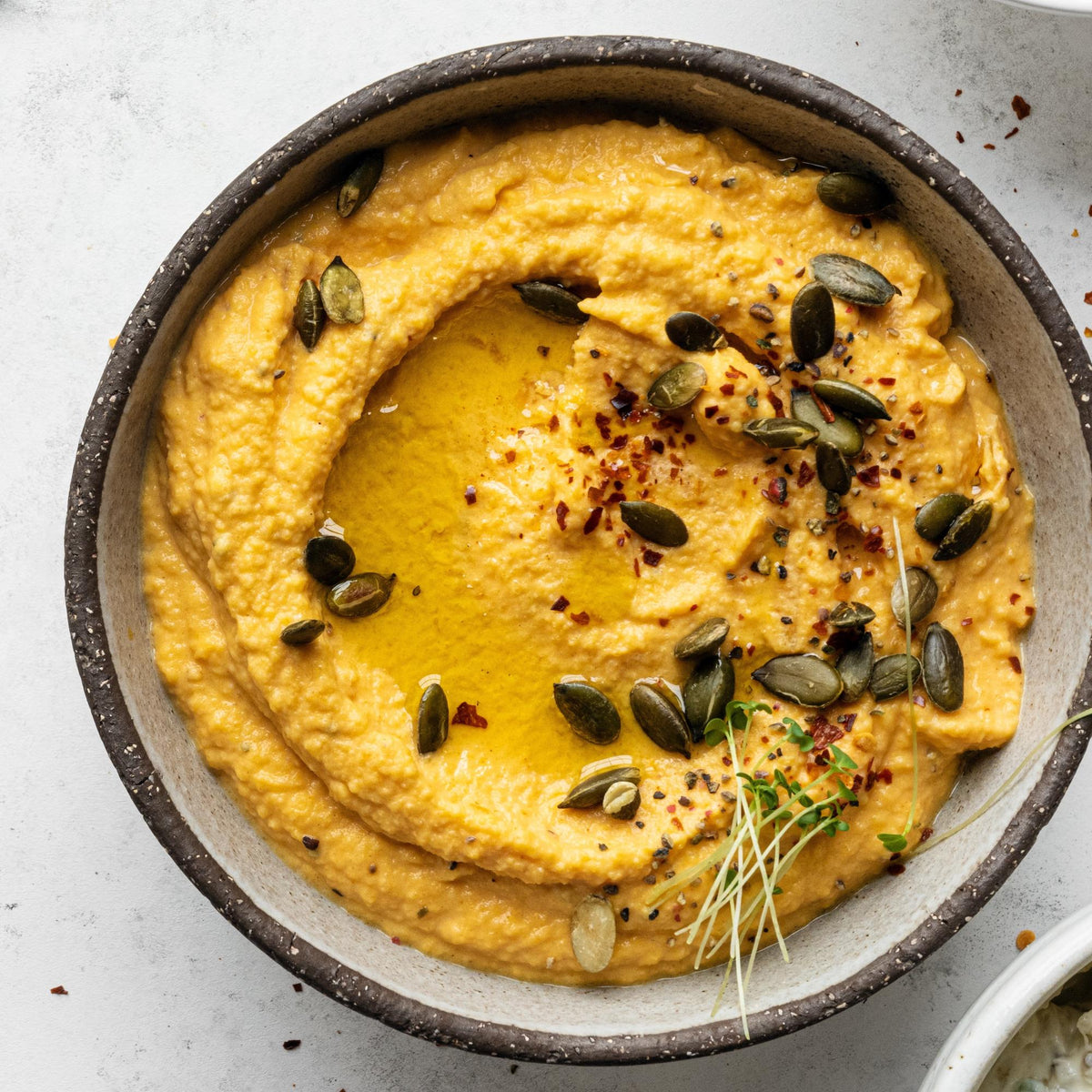 Kürbis-Hummus