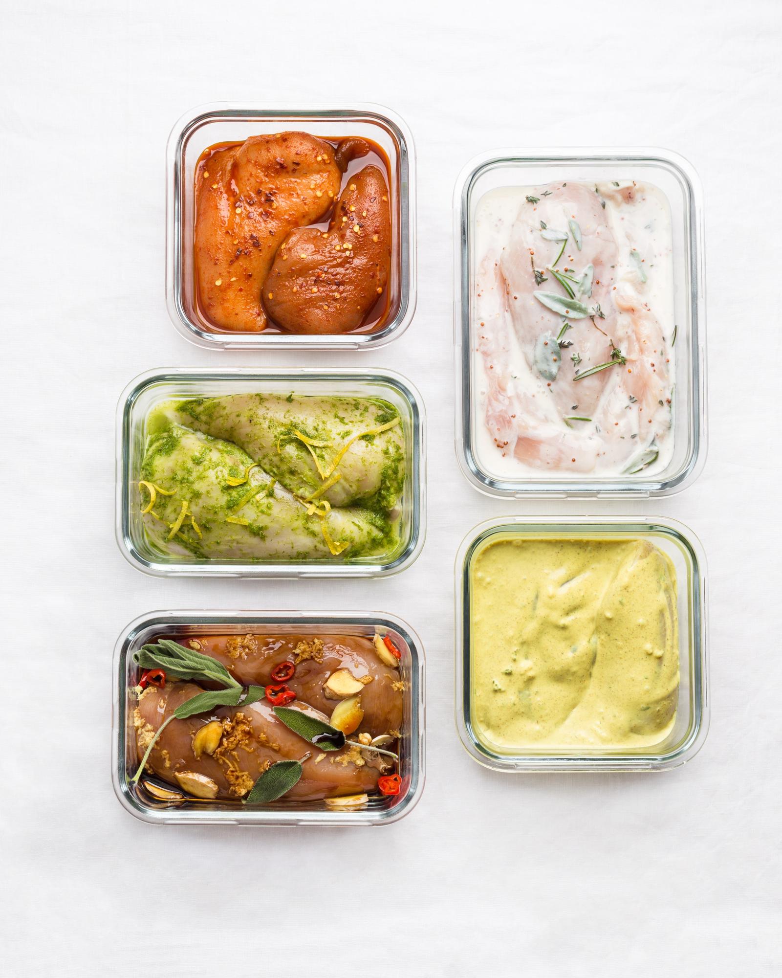 Hähnchen in Thai-Marinade
