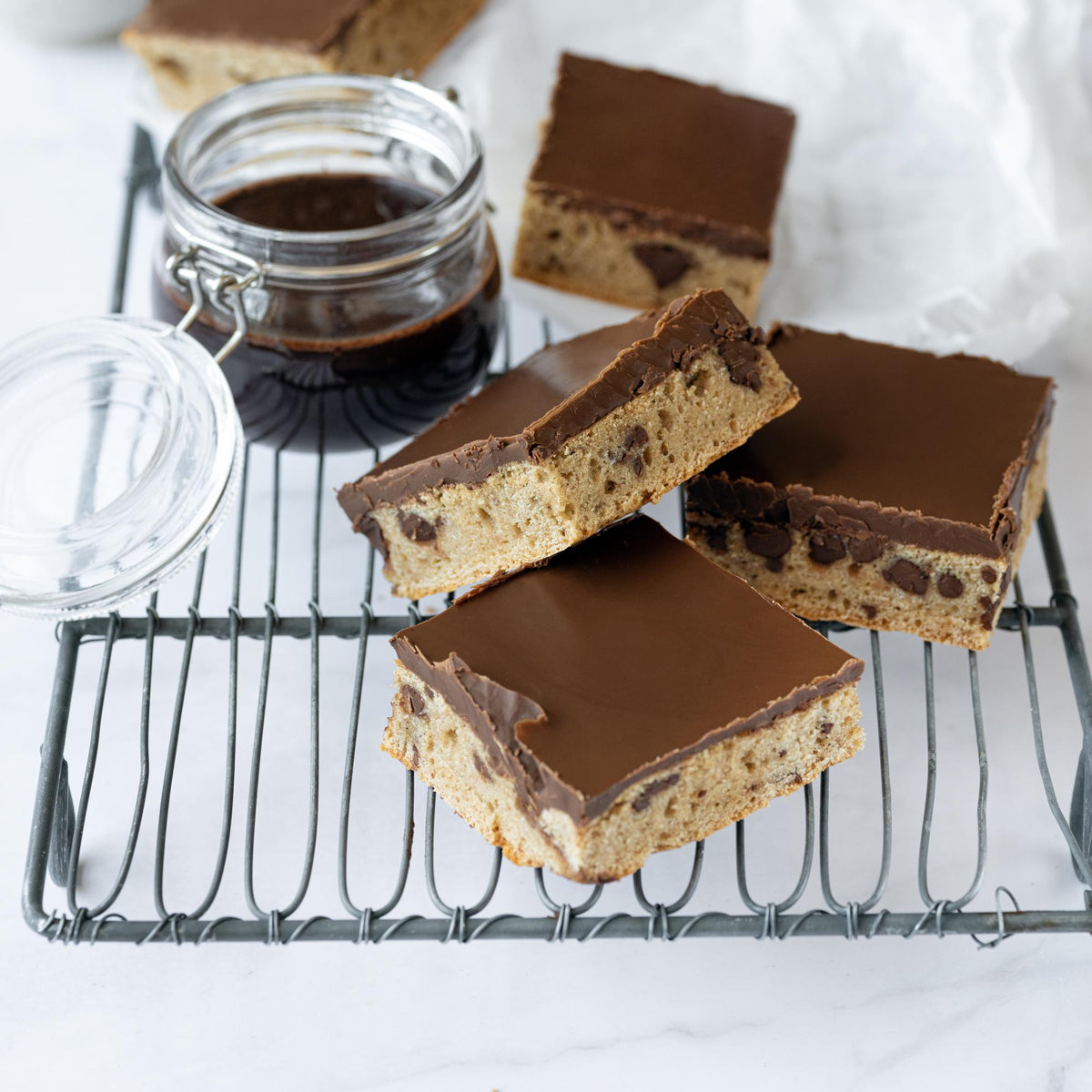 Limonadenkuchen mit Schokolade