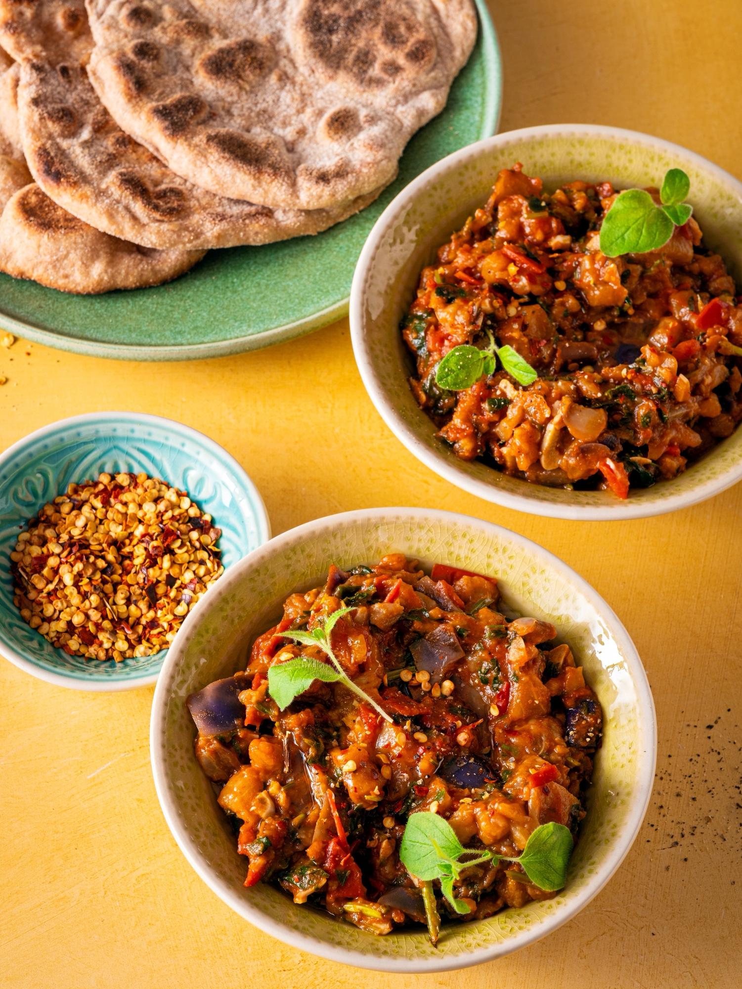 Marokkanischer Auberginen-Salat