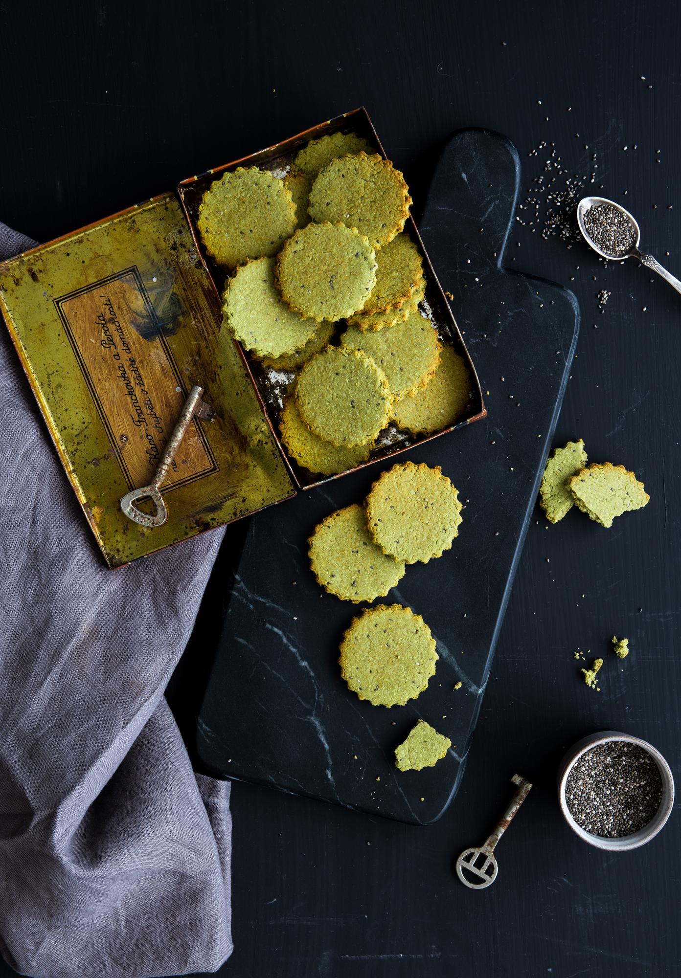 Matcha-Kekse