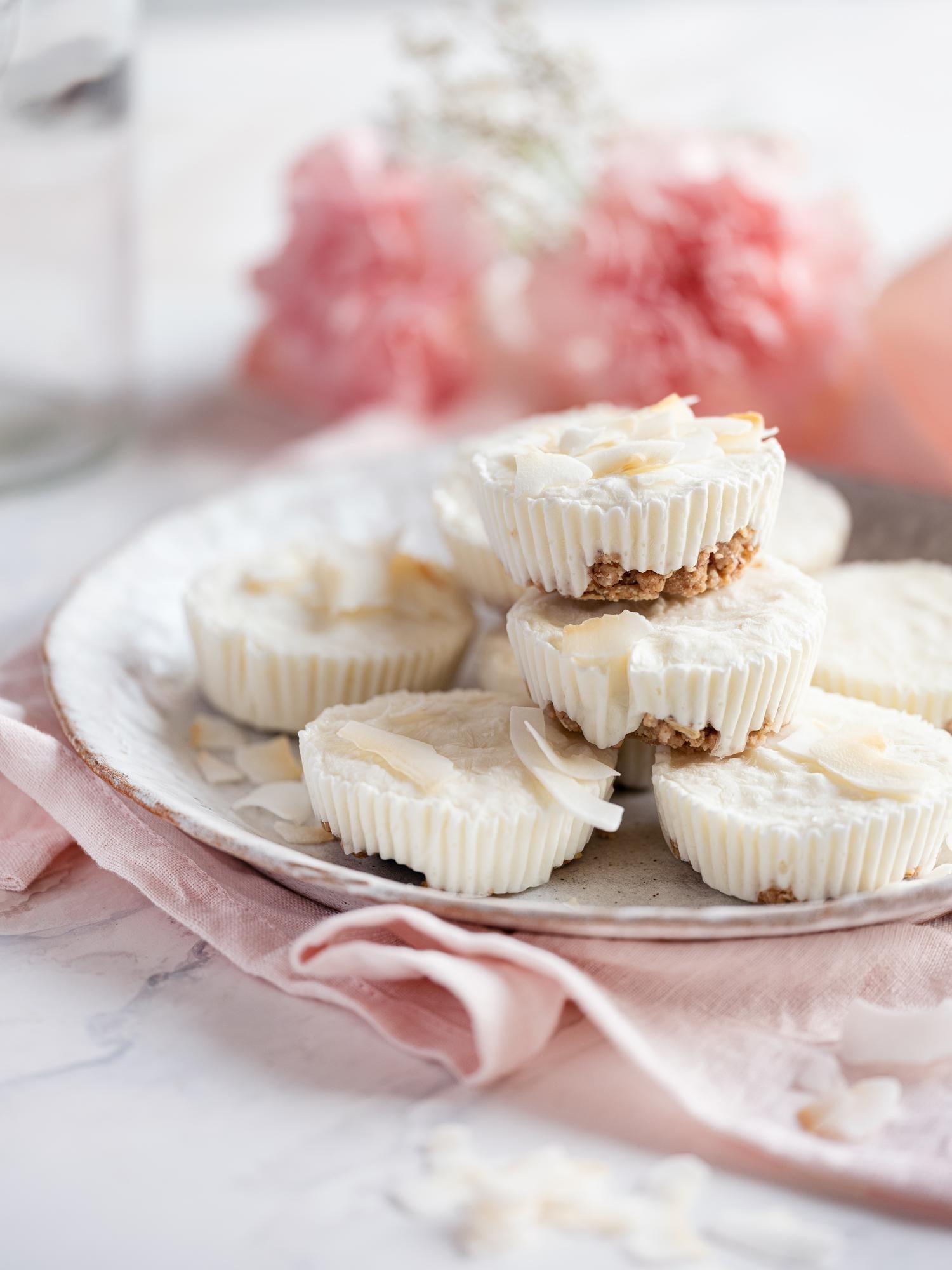 Ungebackene Kokos-Muffins