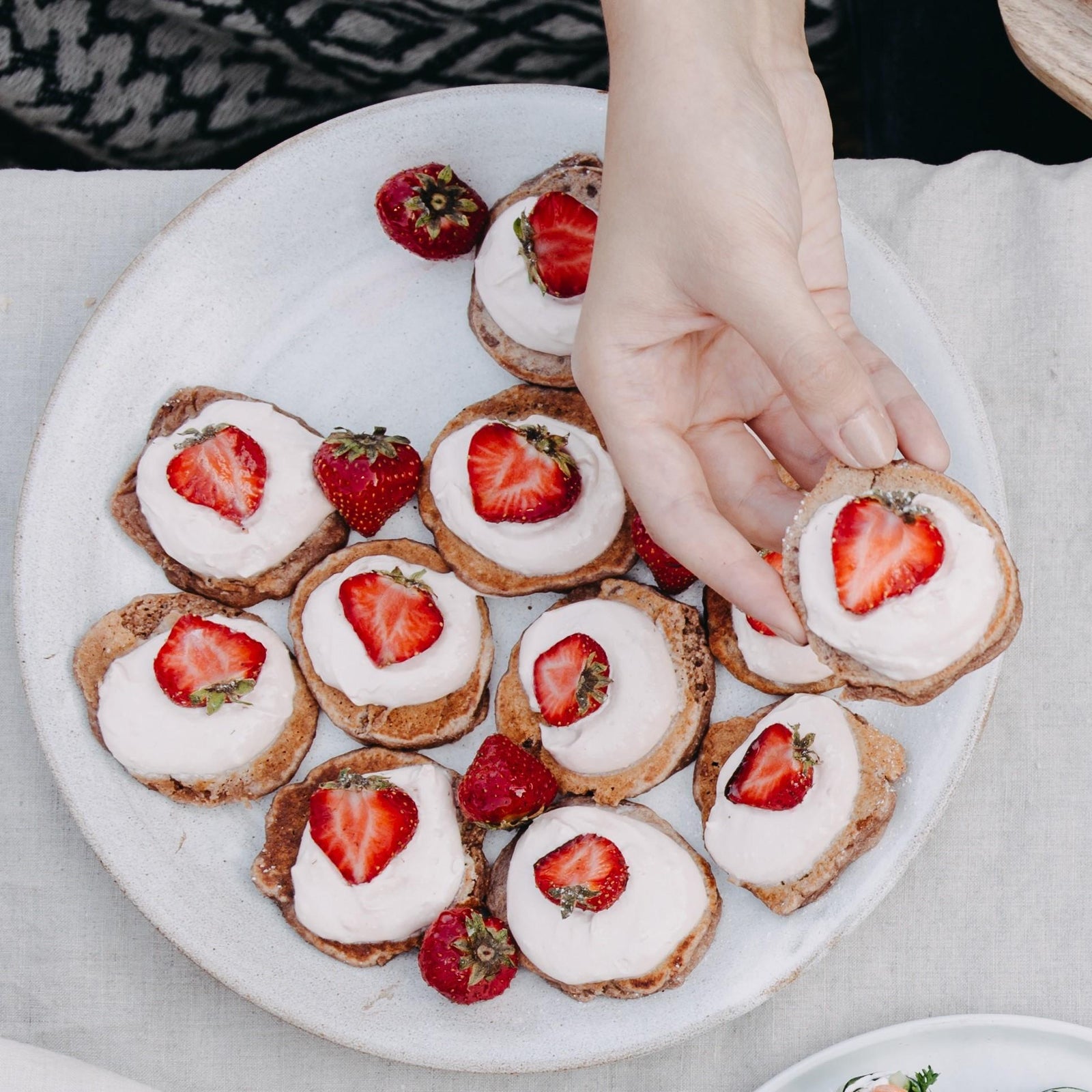 Pfannkuchen-Canapés