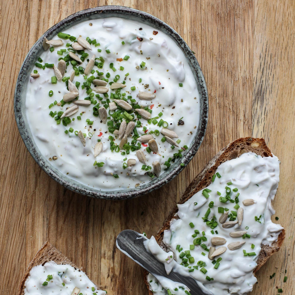 Quark-Aufstrich mit Schnittlauch