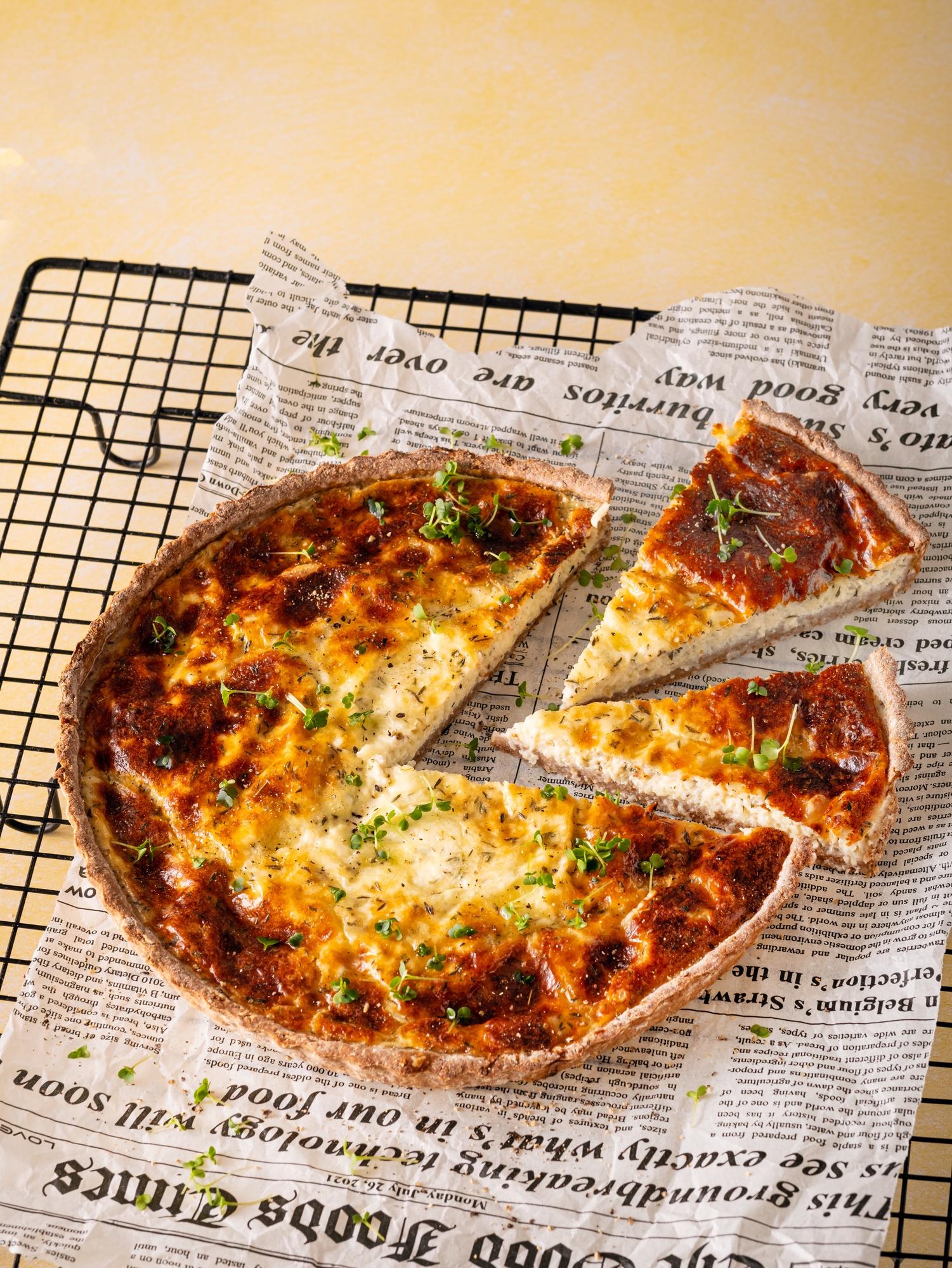 Käse-Quiche