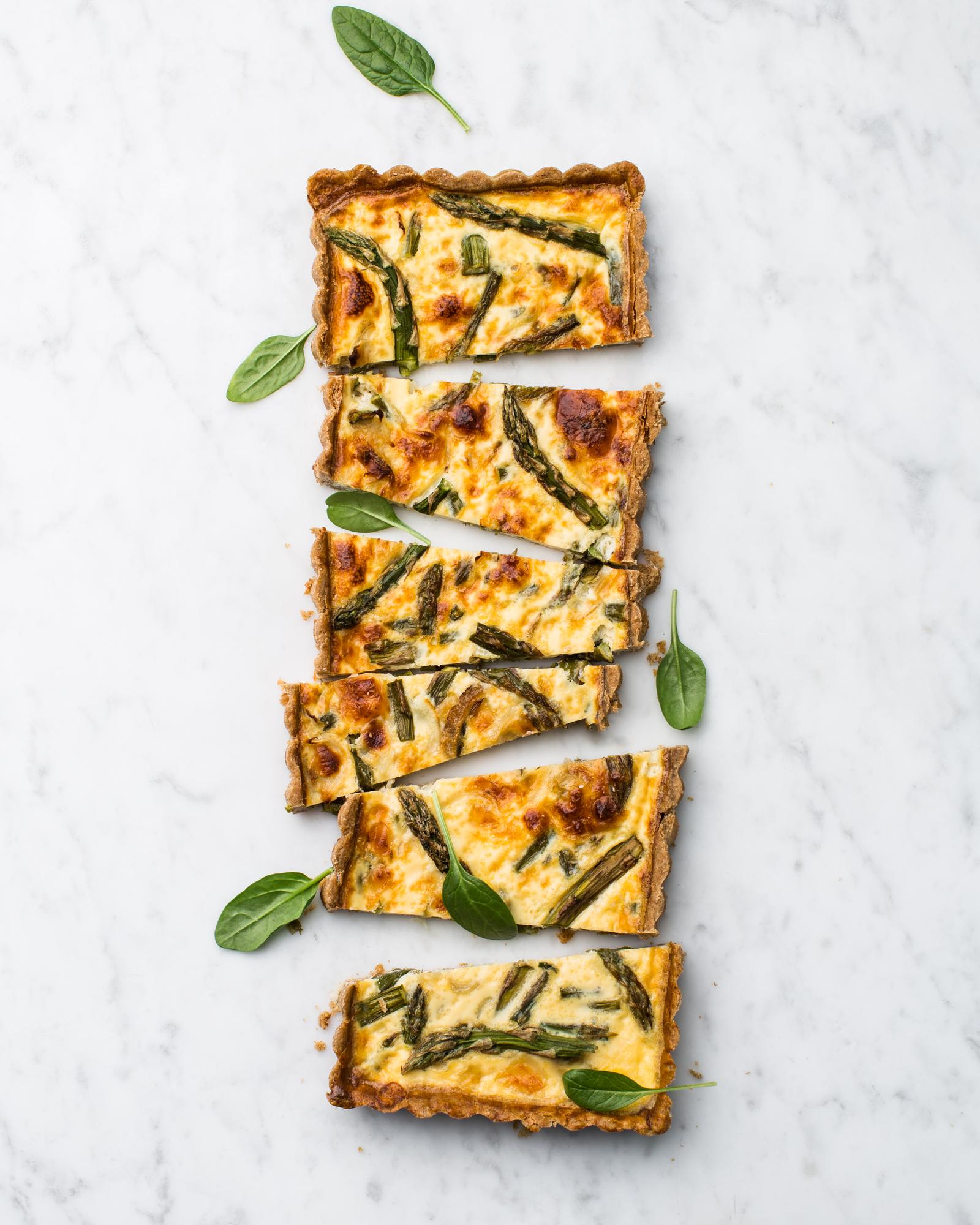 Quiche mit Spargel
