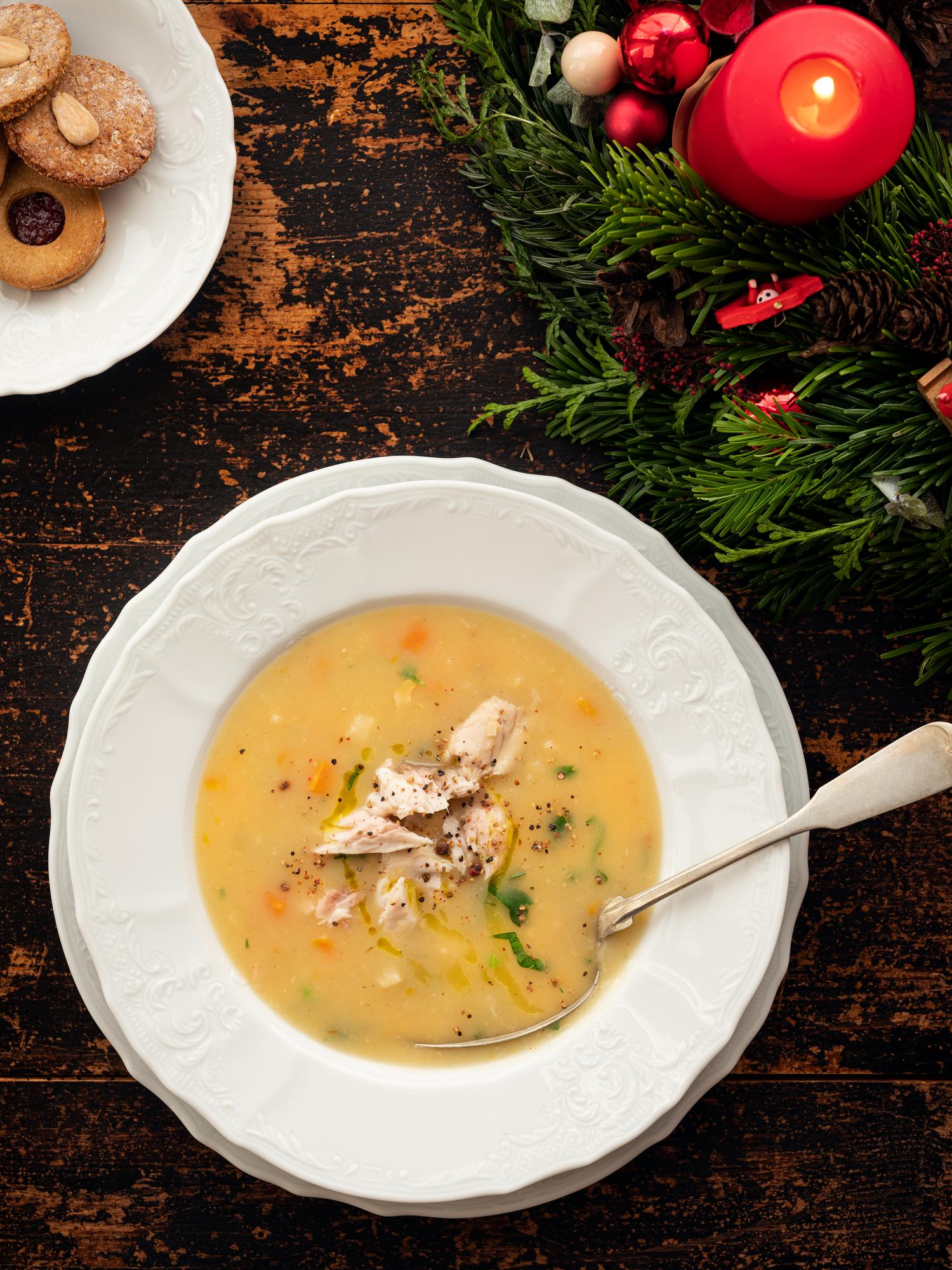 Fischsuppe mit Wurzelgemüse