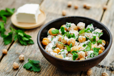 Schneller Kichererbsensalat