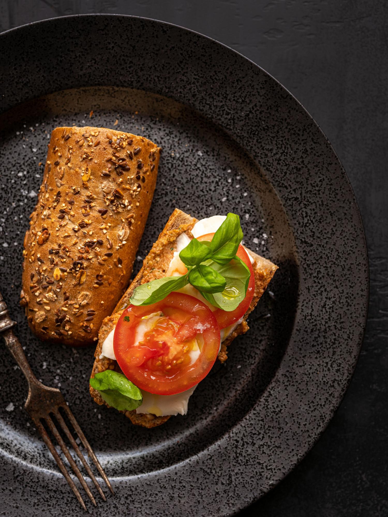 Sandwich mit sizilianischem Pesto