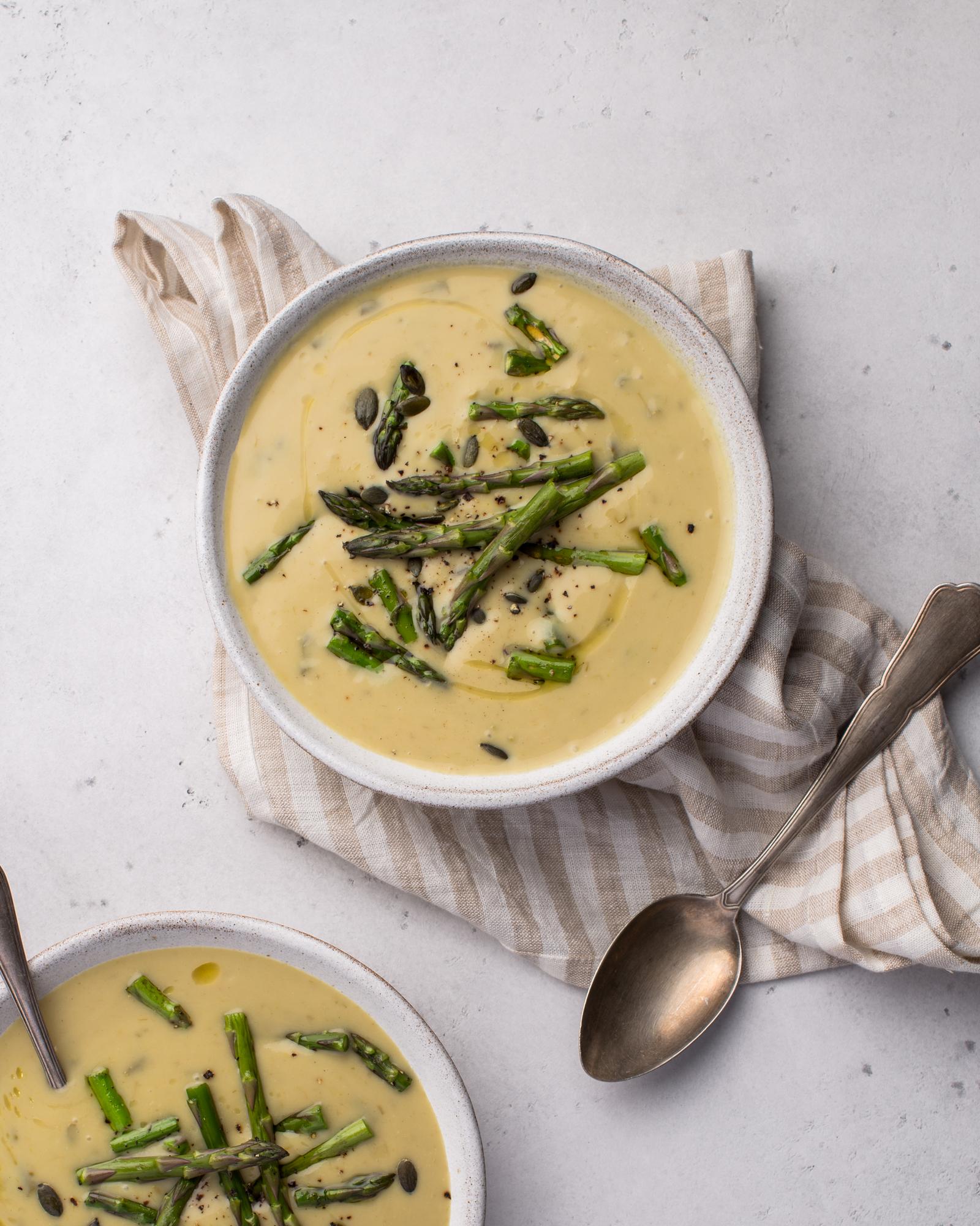 Spargelsuppe