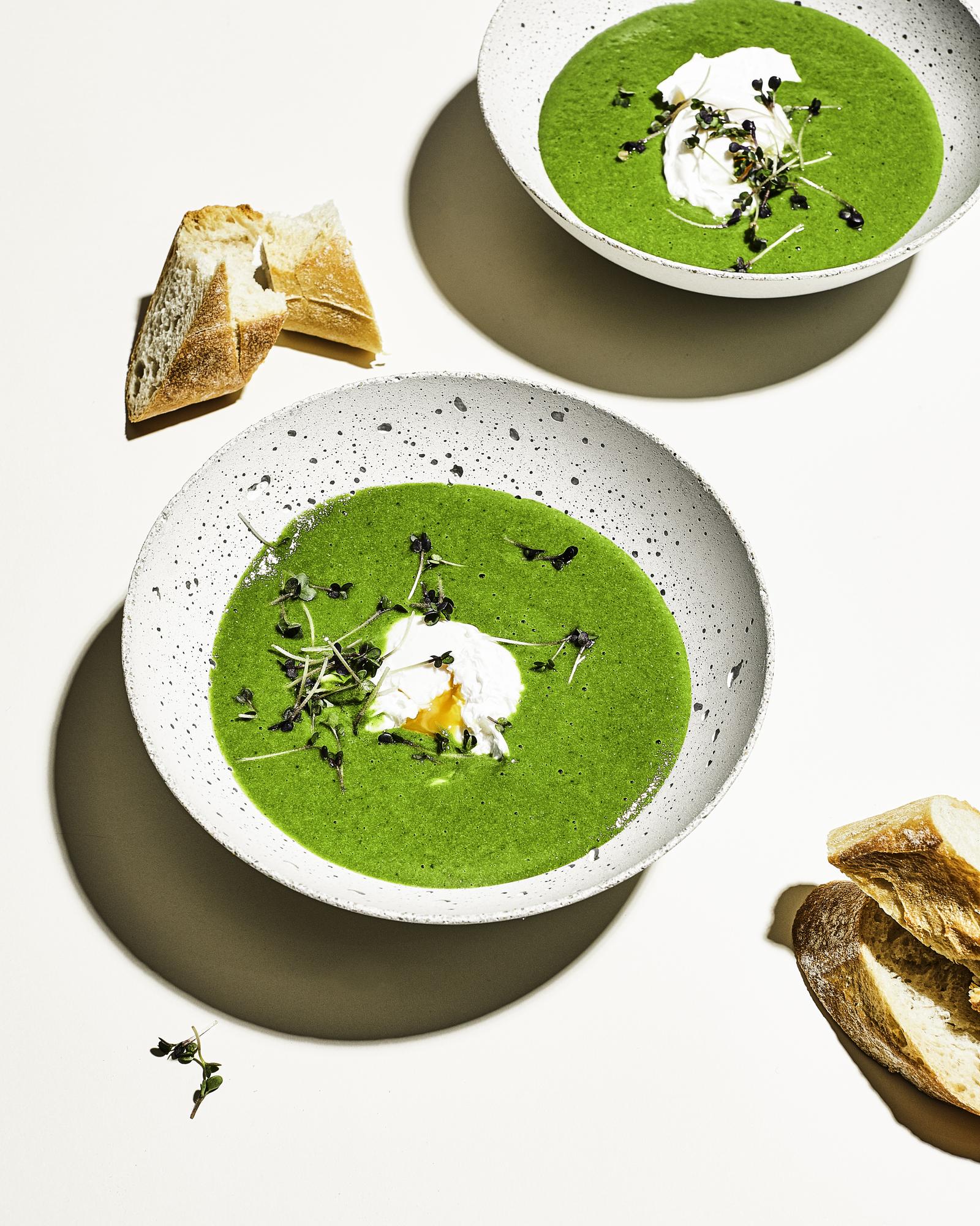 Spinatsuppe