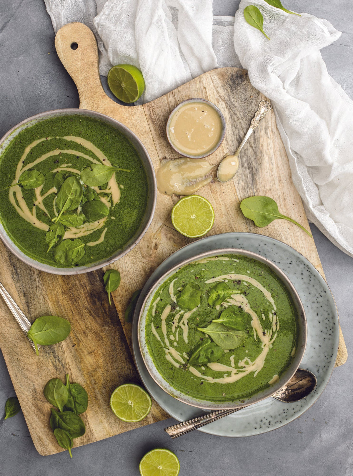 Spinatsuppe