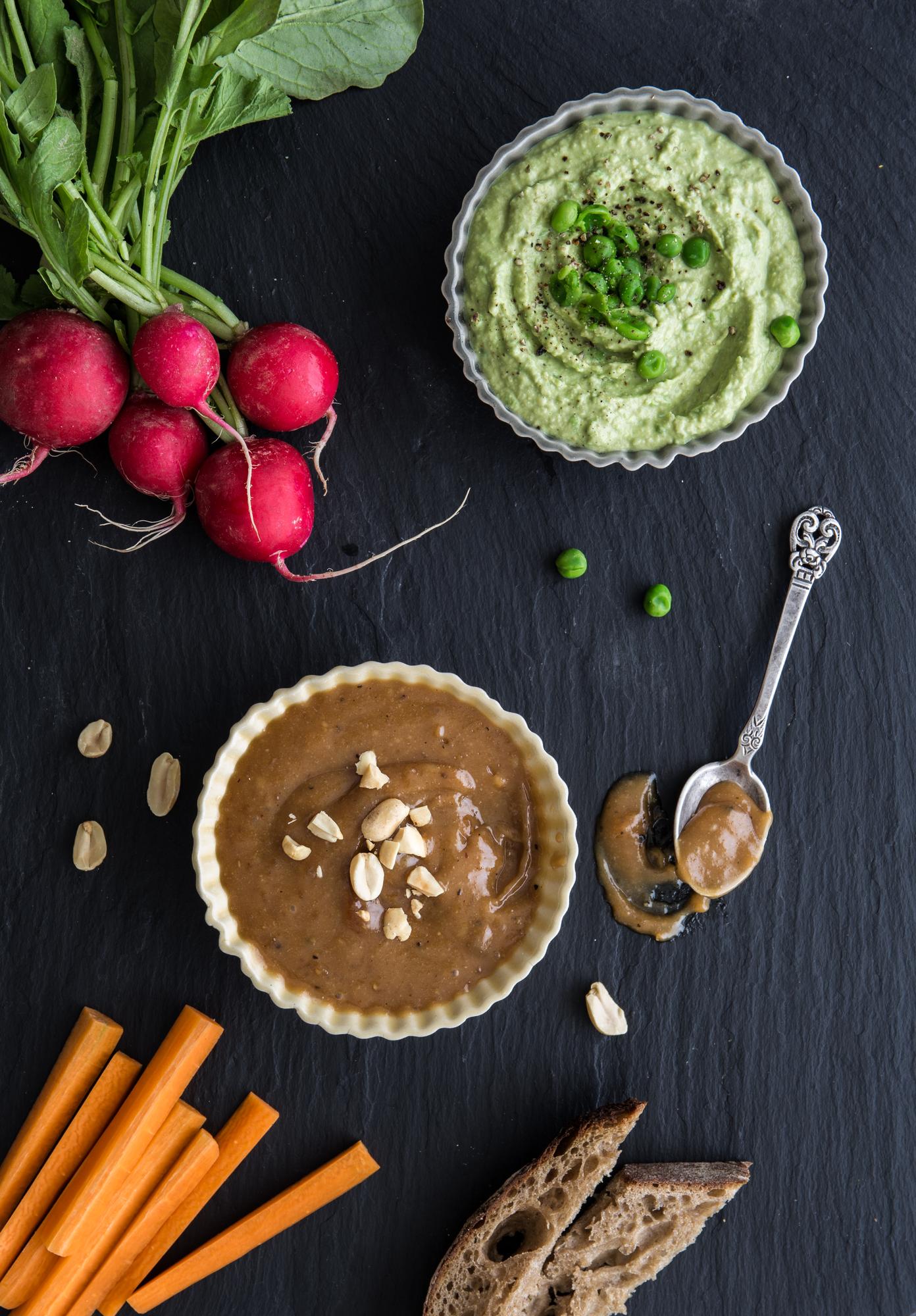 Süßsaurer Dip mit Erdnussbutter